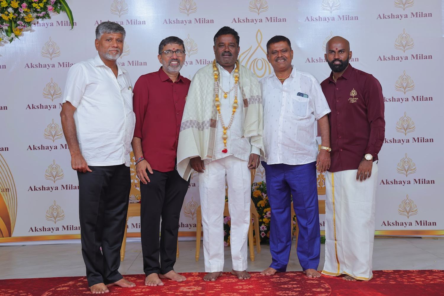 Engagement setting at Akshaya Milan